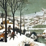 Jäger im Schnee